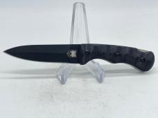 COBRATEC KNIVES Black G10 Folding Push Dagger w/ Box