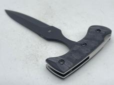 COBRATEC KNIVES Black G10 Folding Push Dagger w/ Box
