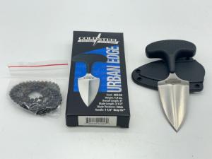 COLD STEEL Taiwan Urban Edge Push Knife w Sheath in OMP Box