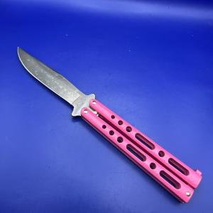 Benchmark USA Butterfly Knife Pink