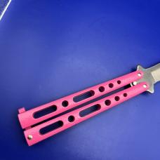Benchmark USA Butterfly Knife Pink