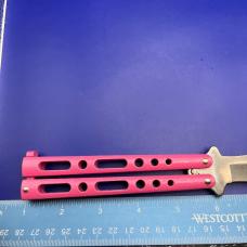 Benchmark USA Butterfly Knife Pink