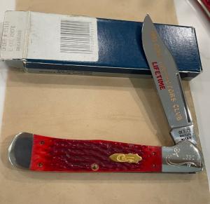 Case CCC 1991 DR61066 Red BN single blade folding hunter