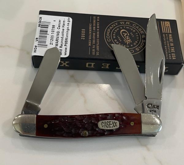 Case 1999 6347 redbone light scratches on main blade