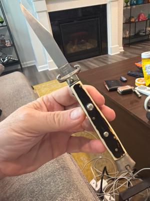 Rare INOX in a Pill Stamped Shell Puller Stiletto