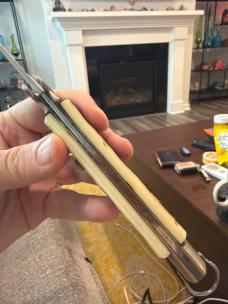 Rare INOX in a Pill Stamped Shell Puller Stiletto