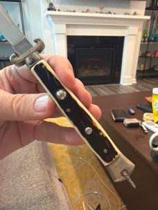 Rare INOX in a Pill Stamped Shell Puller Stiletto