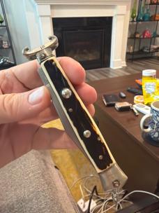 Rare INOX in a Pill Stamped Shell Puller Stiletto