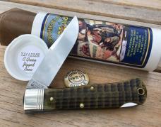 Great Eastern Cutlery 721123LB Northfield Cody Scout Lockback C Green Jig Nice!