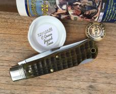 Great Eastern Cutlery 721123LB Northfield Cody Scout Lockback C Green Jig Nice!