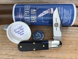 Great Eastern Cutlery 251125SS Watch Pocket Barlow Navy Blue Sawcut Stainless Nice!