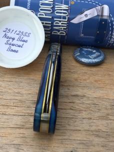 Great Eastern Cutlery 251125SS Watch Pocket Barlow Navy Blue Sawcut Stainless Nice!
