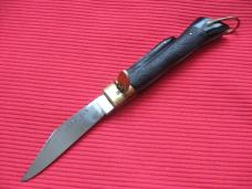 Vintage Unique Deer Foot Leverlock Switchblade Knife