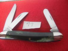 CASE XX SG63047 SMOOTH GREEN BONE STOCKMAN 1979 FLESH ONLY BLADE PRE OWNED EXTRA NICE