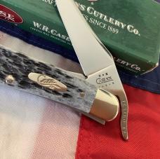 2001 Case xx Russlock Knife (MDL# 61953 SS) w/ Black Bone Handles -NOS in Orig box