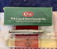 2001 Case xx Russlock Knife (MDL# 61953 SS) w/ Black Bone Handles -NOS in Orig box