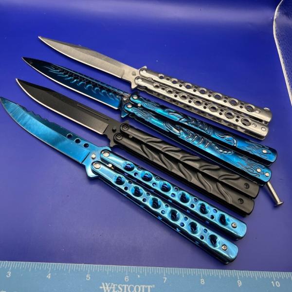 Lot of 4 Butterfly Balisong Knives Lot of 4 Butterfly Balisong Knives