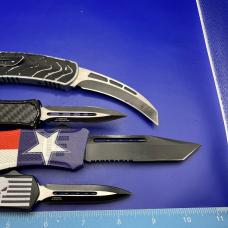 Lot of 4 OTF Knives