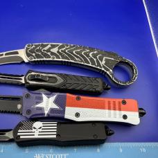 Lot of 4 OTF Knives