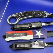 Lot of 4 OTF Knives