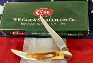 2005 Case xx Texas Toothpick w/ Super Antique Bone Handles (mdl# 610096 SS) -NOS Orig box