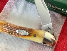 2005 Case xx Texas Toothpick w/ Super Antique Bone Handles (mdl# 610096 SS) -NOS Orig box