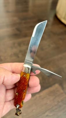 Great Eastern Cutlery 151216CL CAP Lifter GOLDEN ALE BONE S Boys Knife GEC 15