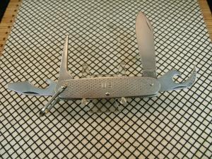 CAMILLUS U.S.A. MADE VINTAGE 2000 US MILITARY MULTI-PURPOSE FOUR BLADES UNUSED SURVIVAL POCKET KNIFE