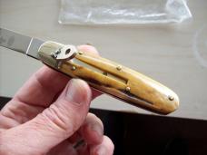 Vintage Hubertus Knife 09 Cigar Solingen Old Ritter Factory Gen. Stag/Antler UNUSED!