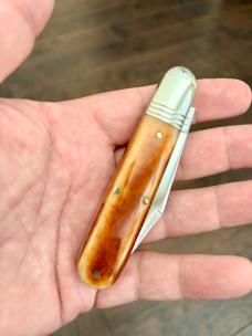 Great Eastern Cutlery 781224 “S” SFO Smooth Autumn Gold Bone GEC 78