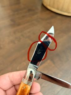 Great Eastern Cutlery 781224 “S” SFO Smooth Autumn Gold Bone GEC 78