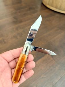 Great Eastern Cutlery 781224 “S” SFO Smooth Autumn Gold Bone GEC 78