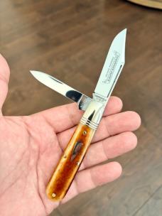 Great Eastern Cutlery 781224 “S” SFO Smooth Autumn Gold Bone GEC 78