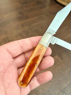 Great Eastern Cutlery 781224 “S” SFO Smooth Autumn Gold Bone GEC 78