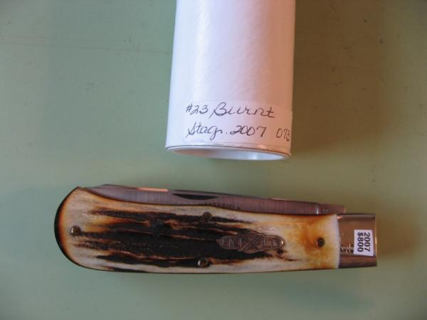 GREAT EASTERN NORTHFIELD 2007 23 PATTERN TRAPPER BURNT STAG 