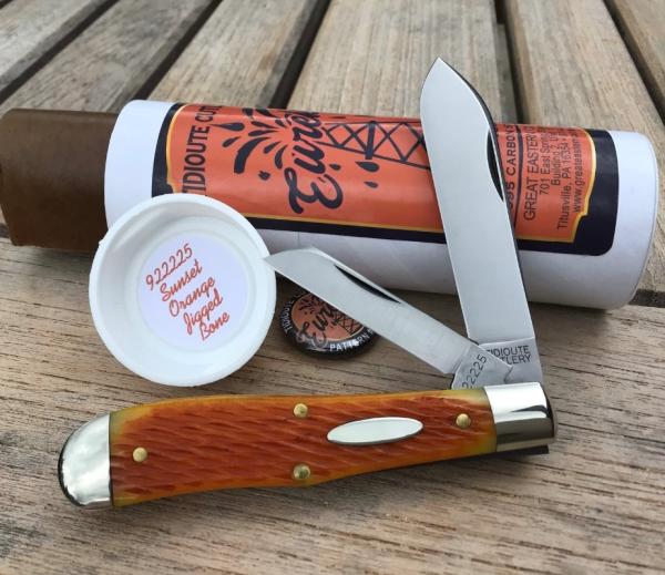 Great Eastern Cutlery 922225 Eureka Jack Sunset Orange Jig Beautiful! Great Eastern Cutlery 922225 Eureka Jack Sunset Orange Jig Beautiful!