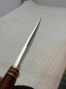 Marbles Quality Knives Gladstone, MI USA 72111010 Fieldcrest Stacked Leather