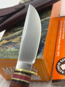 Marbles Quality Knives Gladstone, MI USA 72111010 Fieldcrest Stacked Leather