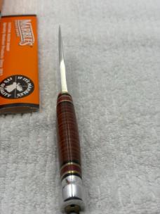 Marbles Quality Knives Gladstone, MI USA 72111010 Fieldcrest Stacked Leather
