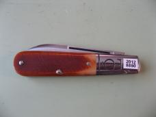 GREAT EASTERN TC BARLOW 152112 ANTIQUE AMBER SAW CUT BONE SFO