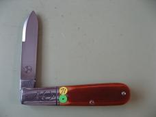 GREAT EASTERN TC BARLOW 152112 ANTIQUE AMBER SAW CUT BONE SFO