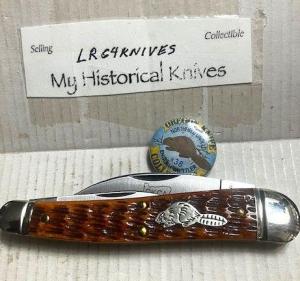 NORTHFIELD WHARNCLIFF WHITTLER WITH BEAVER PIN UP BUTTON
