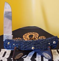 Navy Blue Bone Roger's Jig Sod Buster Jr.