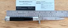 Rare Pre-Rizzuto Batwing Swing Guard 10.5 Inch Switchblade Knife, ERN Tang Stamp, Japan