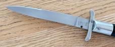 Rare Pre-Rizzuto Batwing Swing Guard 10.5 Inch Switchblade Knife, ERN Tang Stamp, Japan