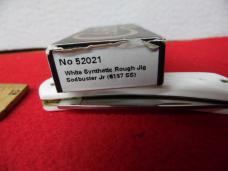 CASE XX 2024 WHITE SYNTHETIC ROUGH JIG SODBUSTER JR. 6137 USA FLAG SHIELD MINT UNUSED