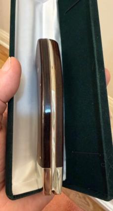 1991 Case XX Sidewinder w/ beautiful Pakkawood handles. Absolutely gorgeous knife in mint condition!
