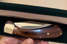 1991 Case XX Sidewinder w/ beautiful Pakkawood handles. Absolutely gorgeous knife in mint condition!