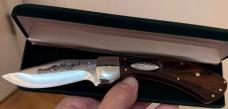 1991 Case XX Sidewinder w/ beautiful Pakkawood handles. Absolutely gorgeous knife in mint condition!