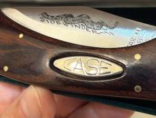 1991 Case XX Sidewinder w/ beautiful Pakkawood handles. Absolutely gorgeous knife in mint condition!